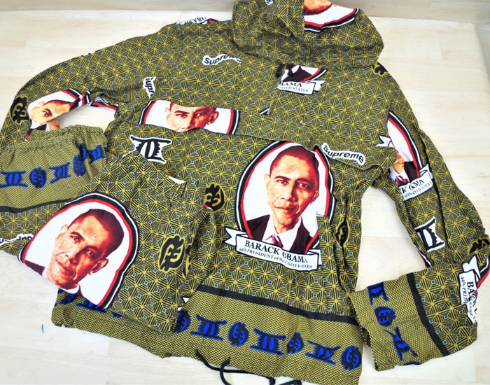 Supreme シュプリーム Obama Anorak パーカーセットアップ オバマ 美品 サイズL