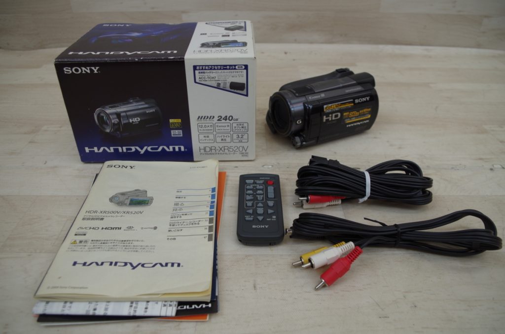 SONY デジタルHDビデオカメラレコーダー HDR-XR520V ハンディカム