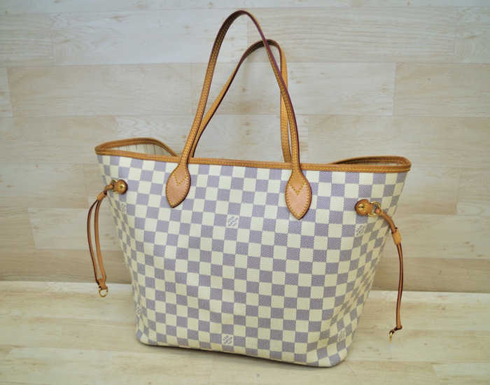 LOUIS VUITTON ルイ ヴィトン ダミエ アズール ネヴァーフル ショルダーバッグ トートバッグ