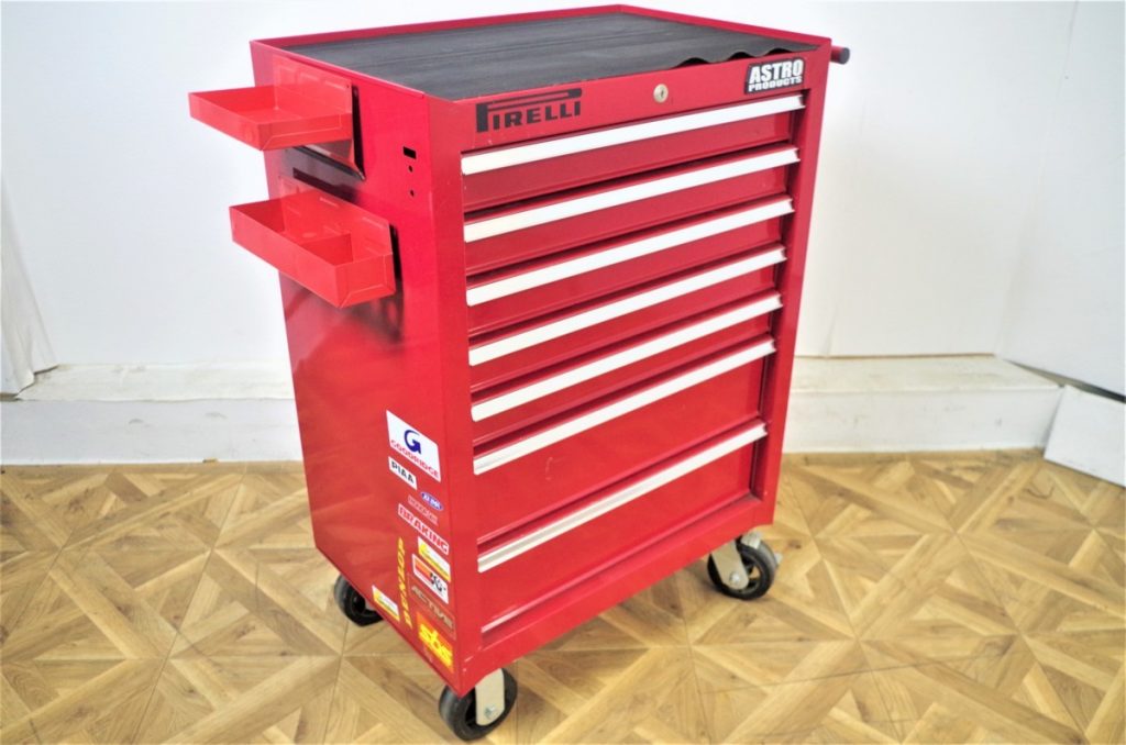 ASTRO PRODUCTS アストロプロダクツ ７段キャビネット 工具箱鍵付き 高さ約100cm 