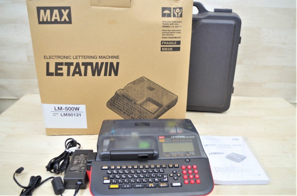 MAX マックス レタツイン LETATWIN LM-500W チューブマーカー ケース 元箱付き