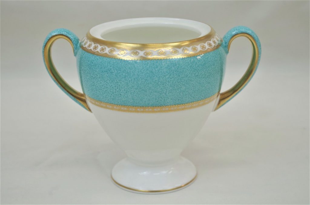WEDGWOOD ULANDER ユーランダーパウダー ターコイズ シュガーポット ウェッジウッド