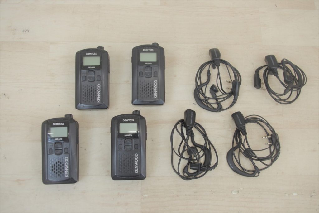 KENWOOD 特定小型トランシーバー DEMITOSS UBZ-LP20 ブラック 4点セット ケンウッド