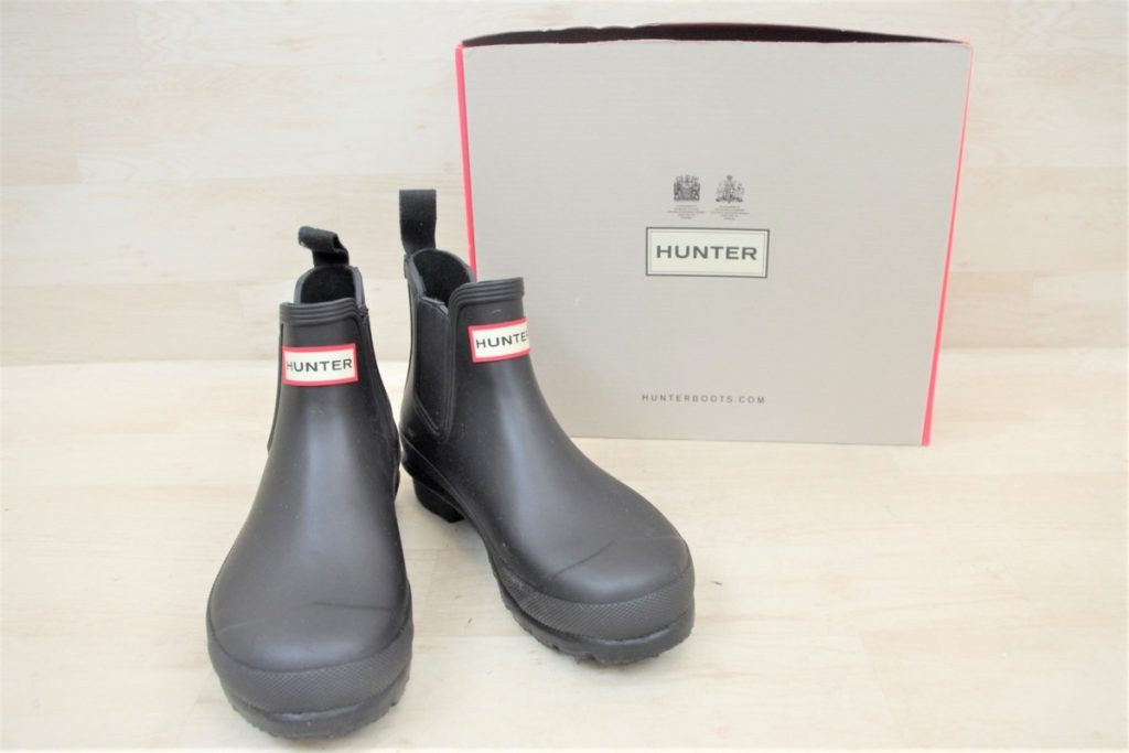 HUNTER レインブーツ サイドゴア 23cm UK4 EU37 US6 WFS1043RMA Black ハンター 黒 長靴