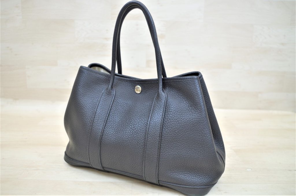 HERMES エルメス ガーデンパーティ ネゴンダ N 極美品 ハンドバッグ ブラック 黒