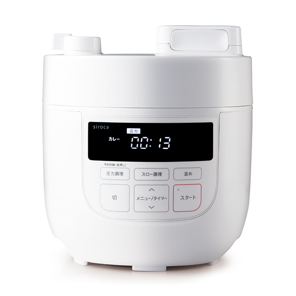 siroca シロカ 電気圧力鍋 SP-D131 ホワイト 元箱付き