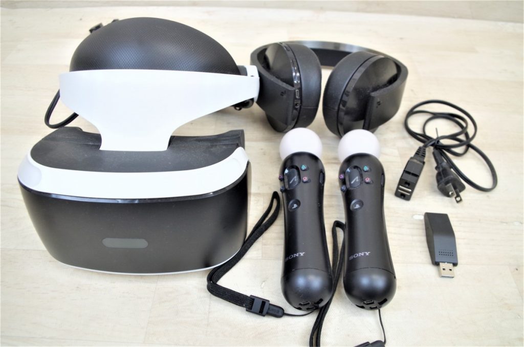 SONY プレイステーションVR PSVR ヘッドフォン モーションコントローラー付き CECH-ZCM1J