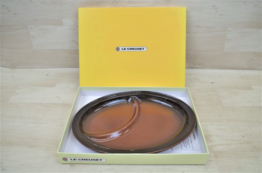 ルクルーゼ Le Creuset Muluti Oval Plate マルチオーバルプレート ブラウンカラー 耐熱皿 新品