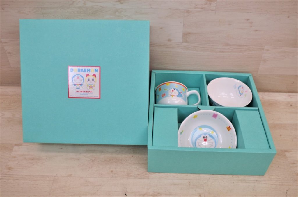 【豊川店・出張買取】NARUMI 幼児用セット ドラえもん TECHNOCERAM 新品