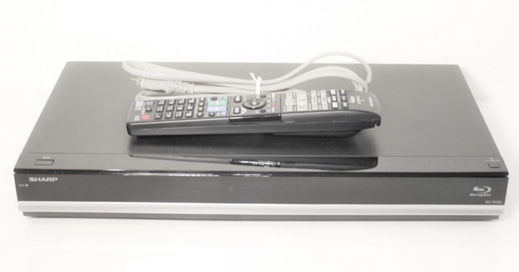 動作確認済　SHARP ブルーレイレコーダー BD-W580 AQUOS 2015年 リモコン付属 HDD500GB シャープ アクオス