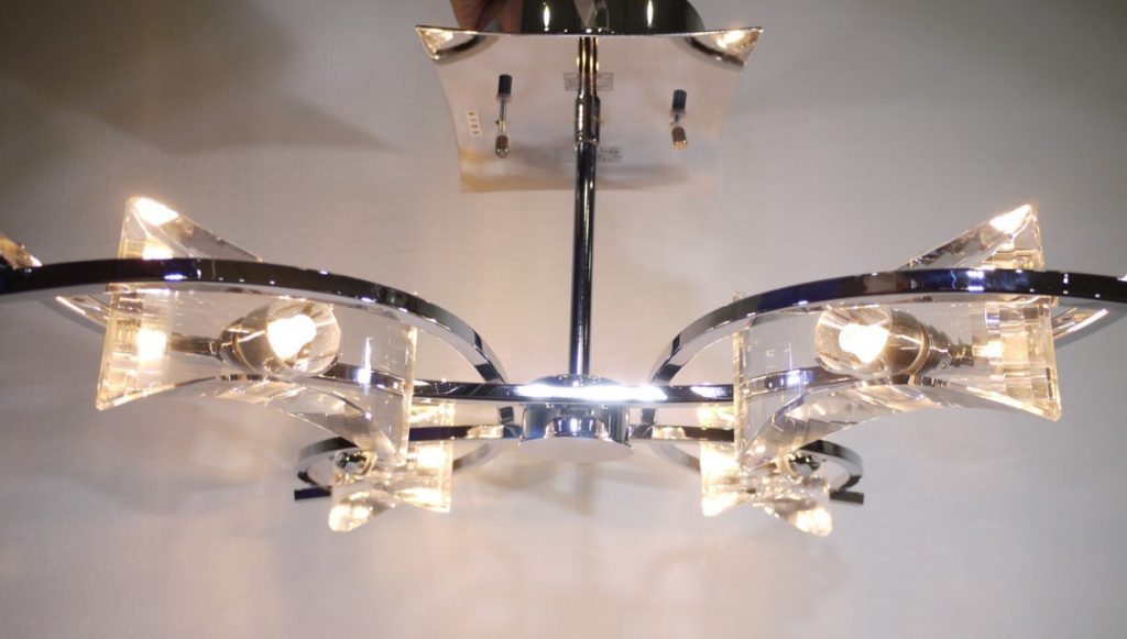 大塚家具　スペイン製　シャンデリア「MAN-0885LN/4」約4.5畳用