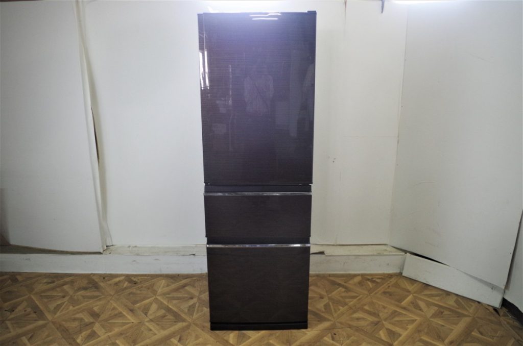 MITSUBISHI ノンフロン冷凍冷蔵庫 MR-CX37D-BR 365L 3ドア グロッシーブラウン 三菱 冷蔵庫 冷凍庫 2018年製