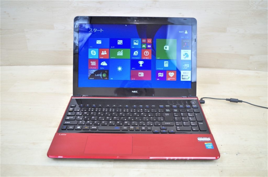NEC LAVIE ノートパソコン PC PC-LS150RSR Intel(R) Celeron(R) CPU 1005M 1.90GHz RAM4GB 
