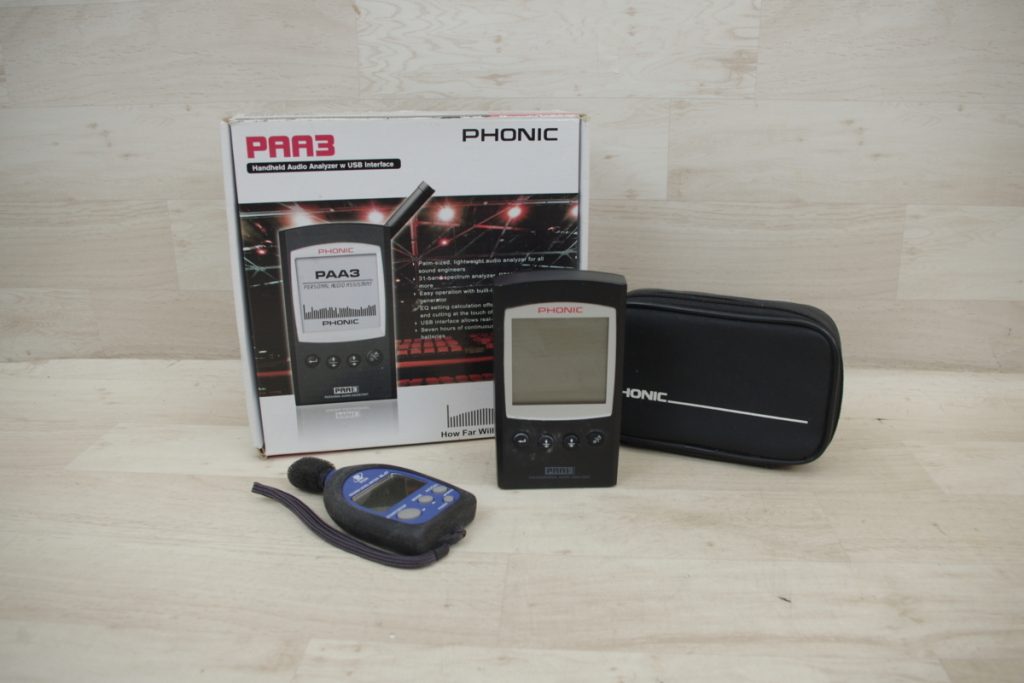 オーディオアナライザー PAA3 PHONIC フォニック SOUND LEVEL METER NL-27 音量測定 チェッカー 音響