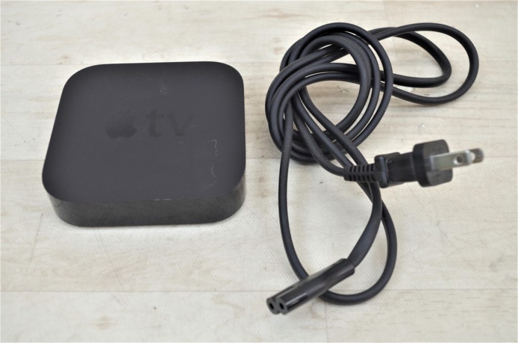 Apple A1378 AppleTV ブラック 第2世代 アップル アップルTV PC用品 電源コード付き