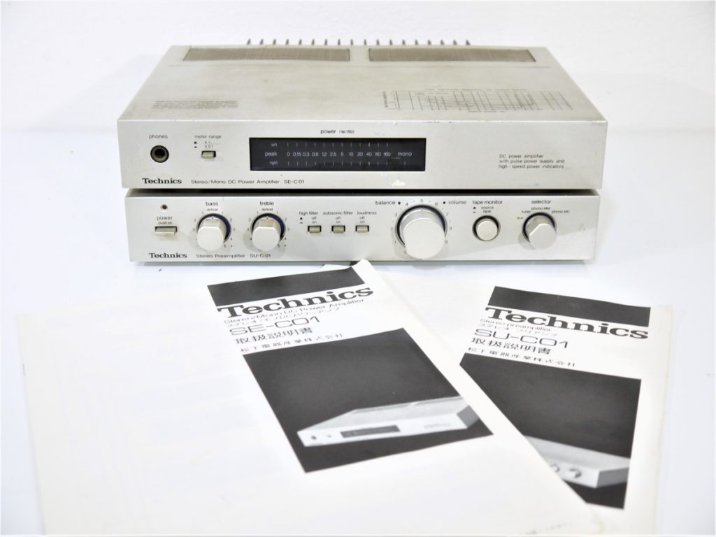 Technics SE-C01/SU-C01 パワーアンプ　テクニクス