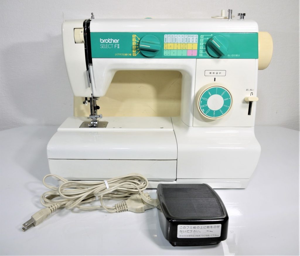 ブラザー　SELECT　FⅡ 　パワフル垂直釜ミシン　フットコントローラー欠陥あり