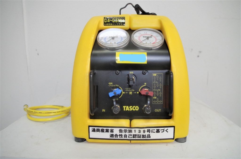TASCO フルオロカーボン回収装置 TA110R 冷媒回収装置 タスコ 計量器 美品