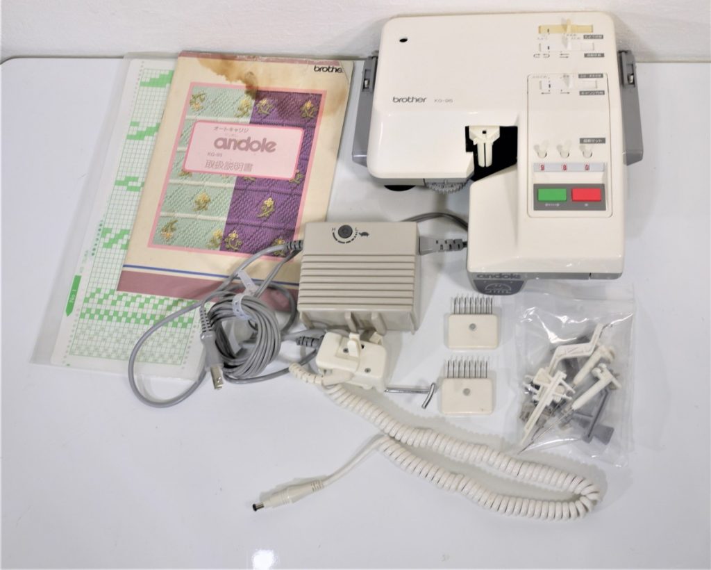 BROTHER ブラザー オートキャリジ KG-95 説明書・パンチカード・付属品等 セット 編み機用品 手芸 ハンドクラフト