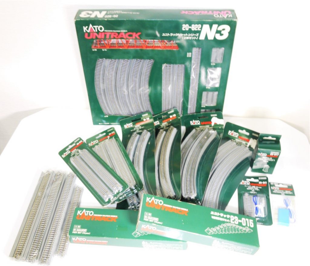 鉄道模型 Nゲージ KATO 20-822 ユニトラックNセットシリーズ N3 立体セット　分岐コネクター　フィーダー線路などまとめ