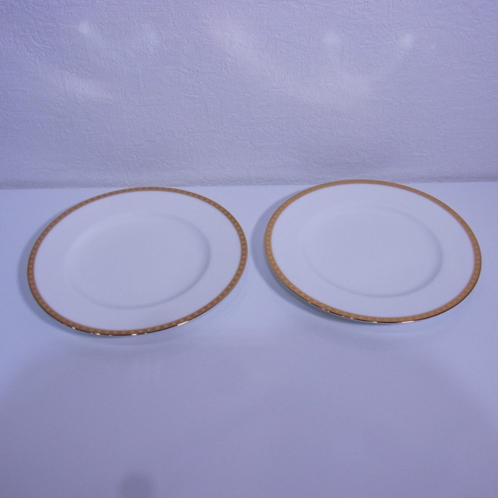 TIFFANY ティファニー ゴールドバンド ペア プレート 2枚