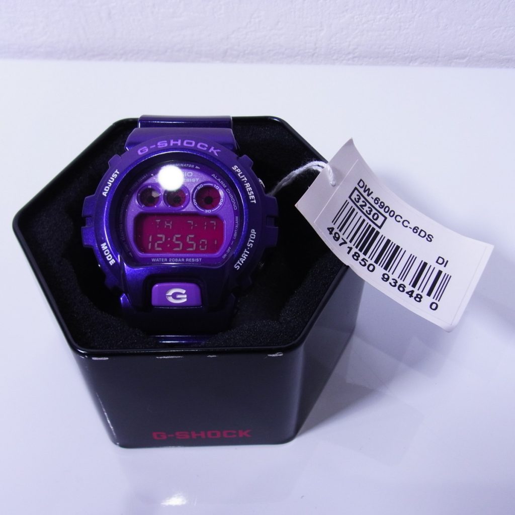 CASIO G-SHOCK　DW-6900CC　クレイジーカラーズ　メタリックパープル