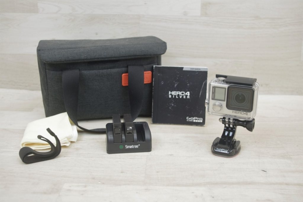 Go Pro HERO4 ゴープロ CHDHY-401-JP Bea HERO SILVER シルバー 自撮り アクションカメラ ウェアラブルカメラ