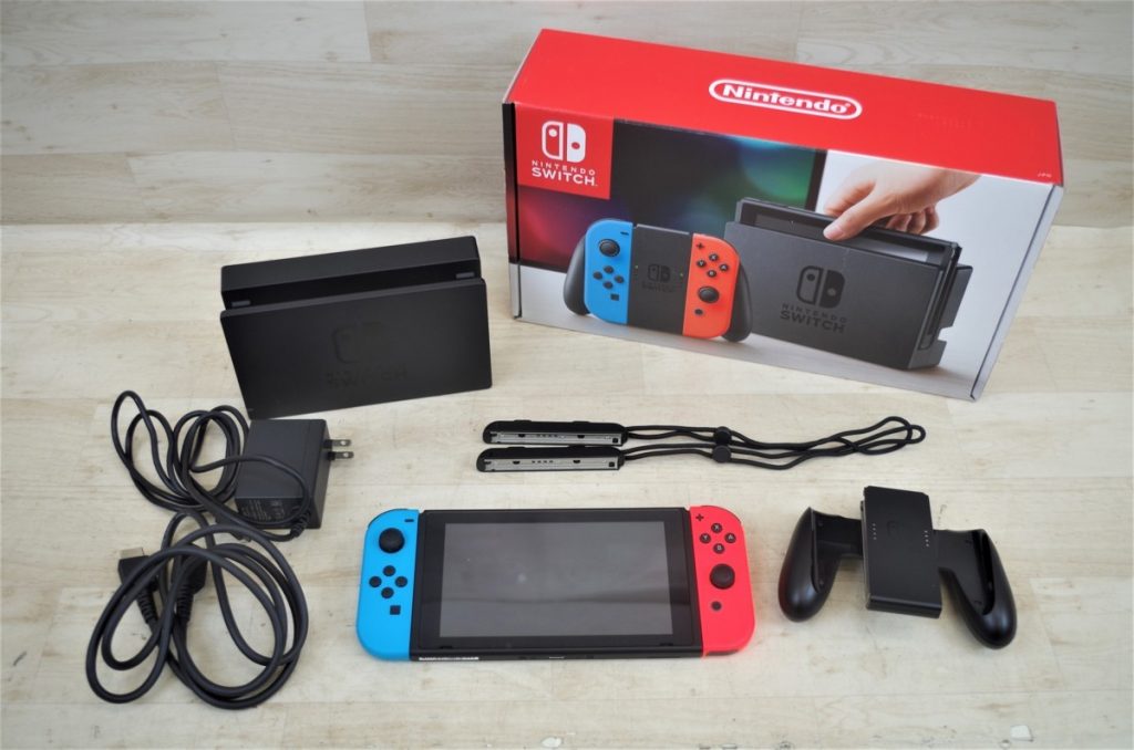 Nintendo Swich ニンテンドースイッチ ネオンブルー×ネオンレッド HAC-S-KABBA 本体 元箱付き セット ネオンカラー 美品