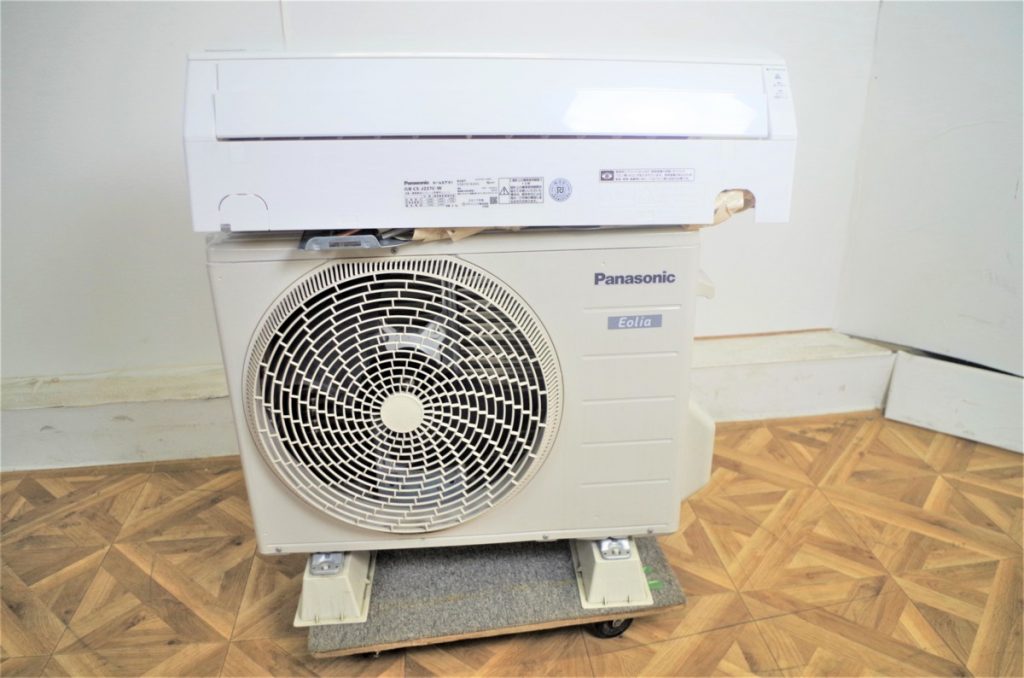 Panasonic パナソニック エオリア CS-J227C-W 2.2kw ルームエアコン 2017年製 冷暖房除湿 