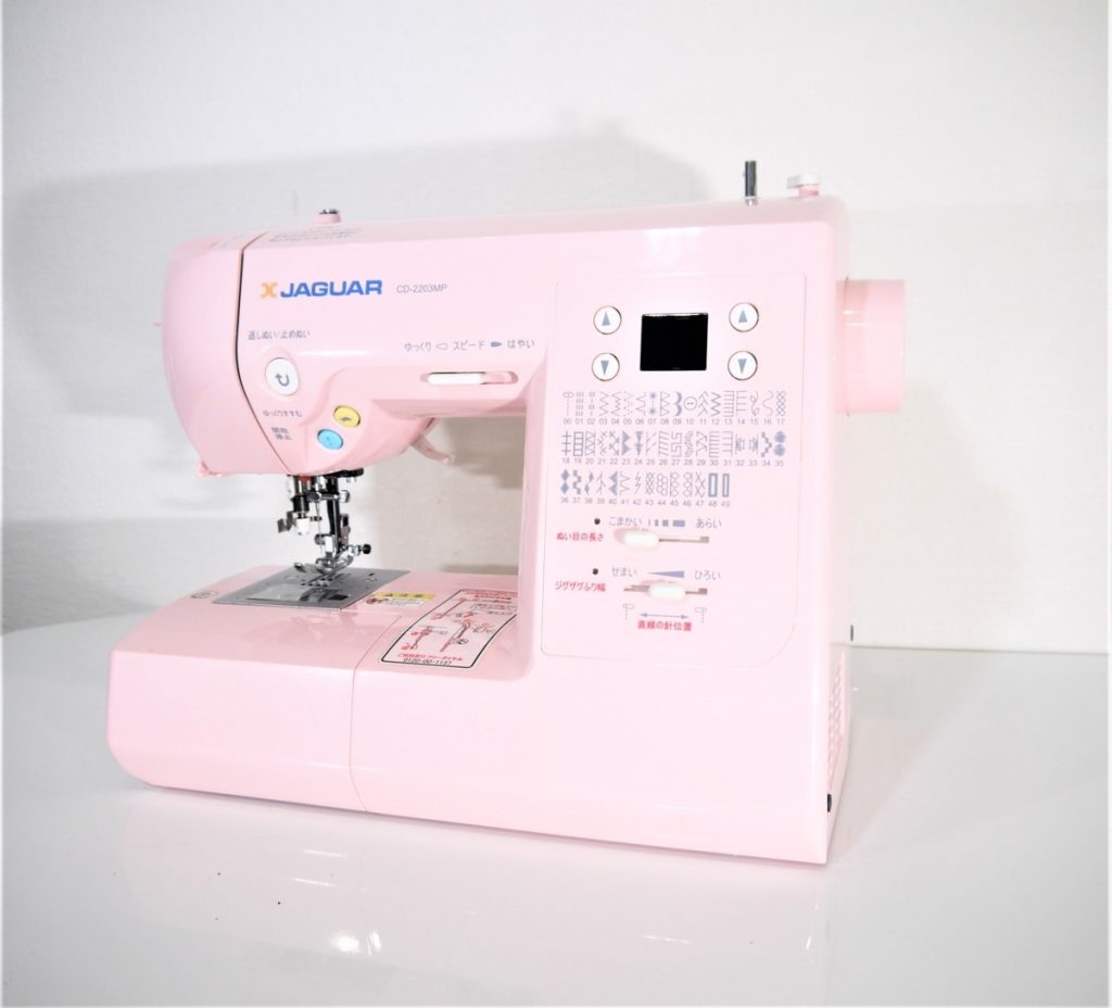 動作確認済み　JAGUAR CD-2203MP コンピューターミシン ピンク