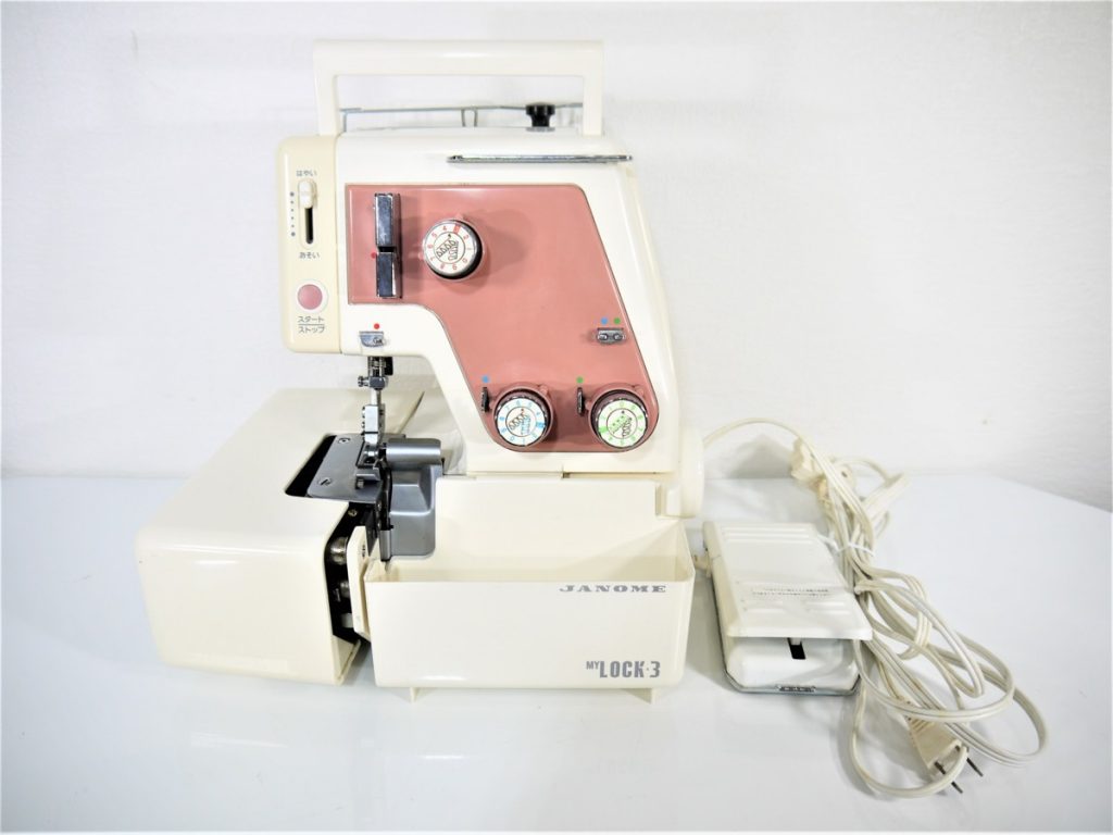 JANOME ジャノメ ジャノメミシン MY LOCK-3 　フットコントローラ付き