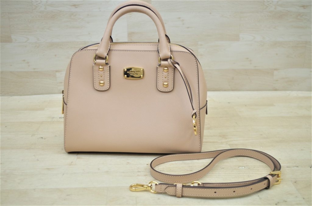 MICHAEL KORS マイケルコース 2WAY ショルダーバッグ ハンドバッグピンク ベージュ 美品