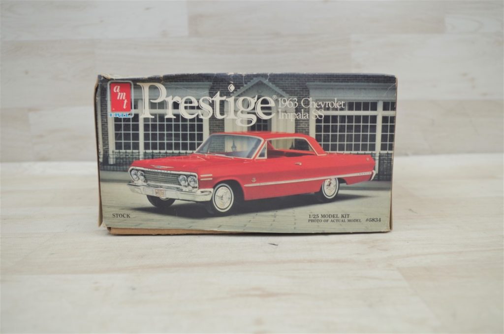 Prestige 1963 Chevrolet Impalss プレステージ シボレー 1/25 #6834 プラモデル キット 海外版