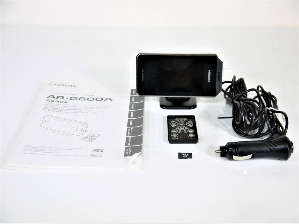 AR-G600A セルスター レーダー探知機　コード・リモコン・説明書付属