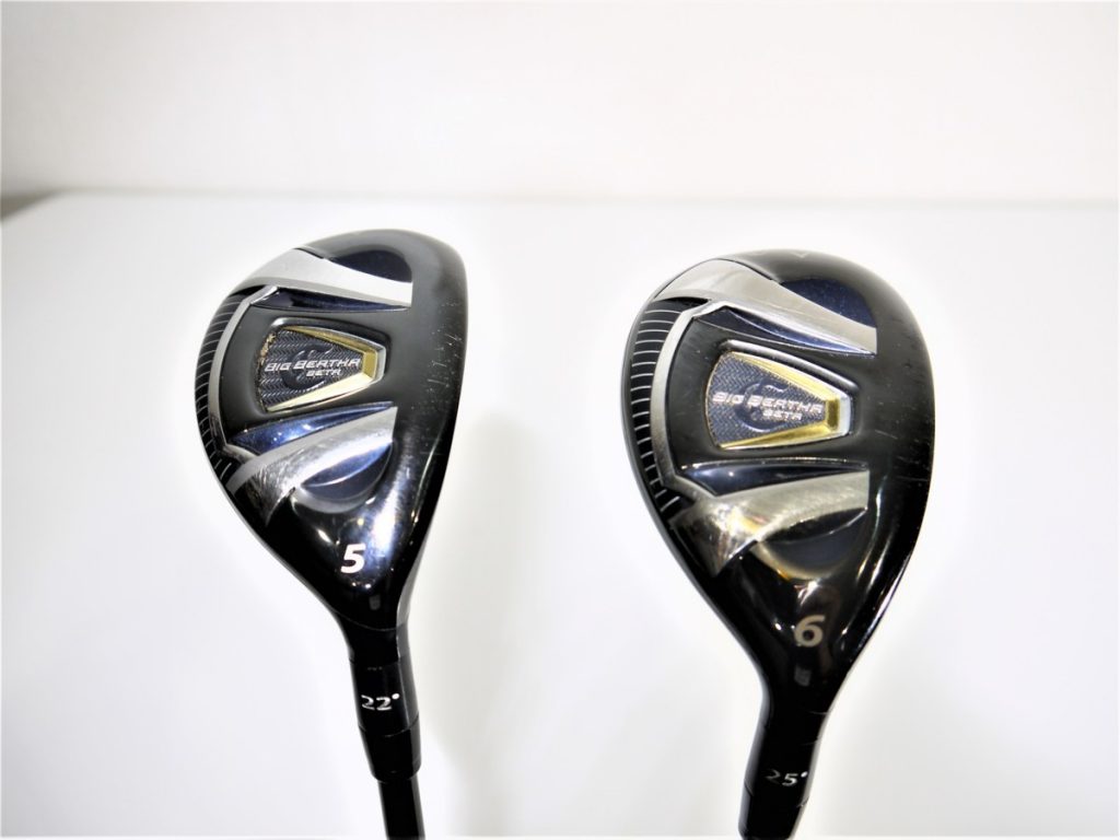 ①Callaway BIG BERTHR BETA　5番22°　6番25°　2本セット　キャロウェイ