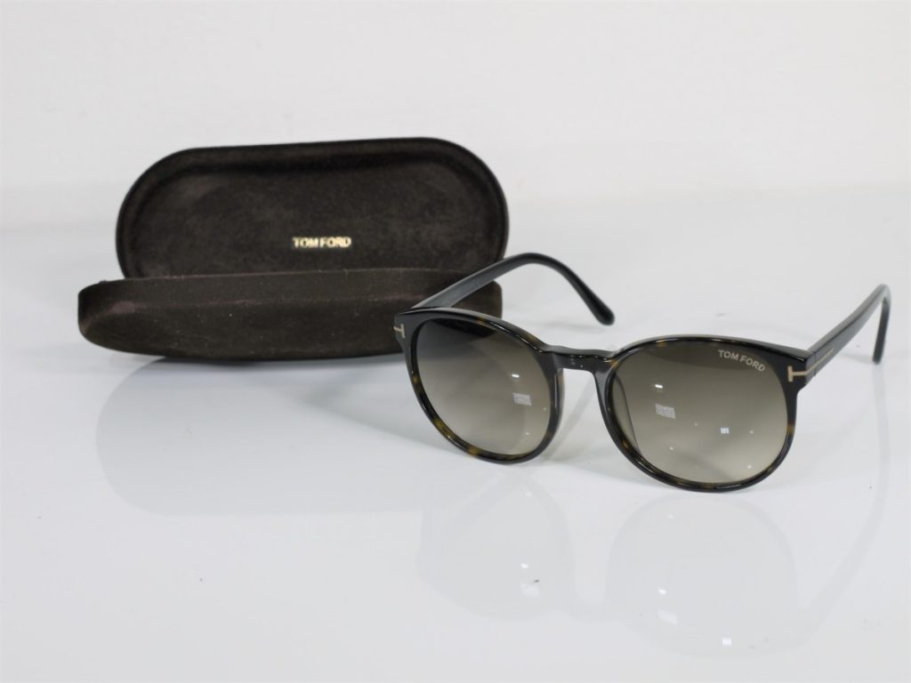 TOM FORD トムフォード TF9353 56k サングラス メガネ 眼鏡 ブラウン系×ゴールド金具