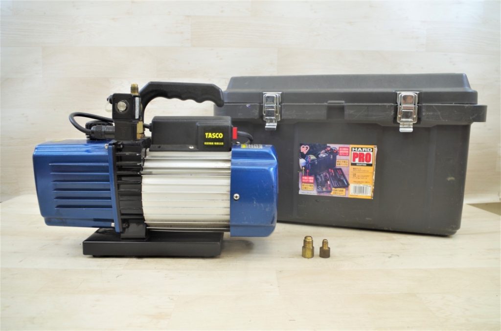TASCO バキュームポンプ TA150XC 逆流防止付き 真空ポンプ ツーステージ タスコ VACUUM PUMP 