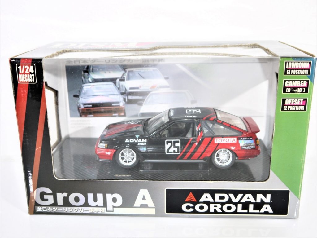 DISM ディズム 1/24 ダイキャストミニカー グループA ADVAN COROLLA カローラ