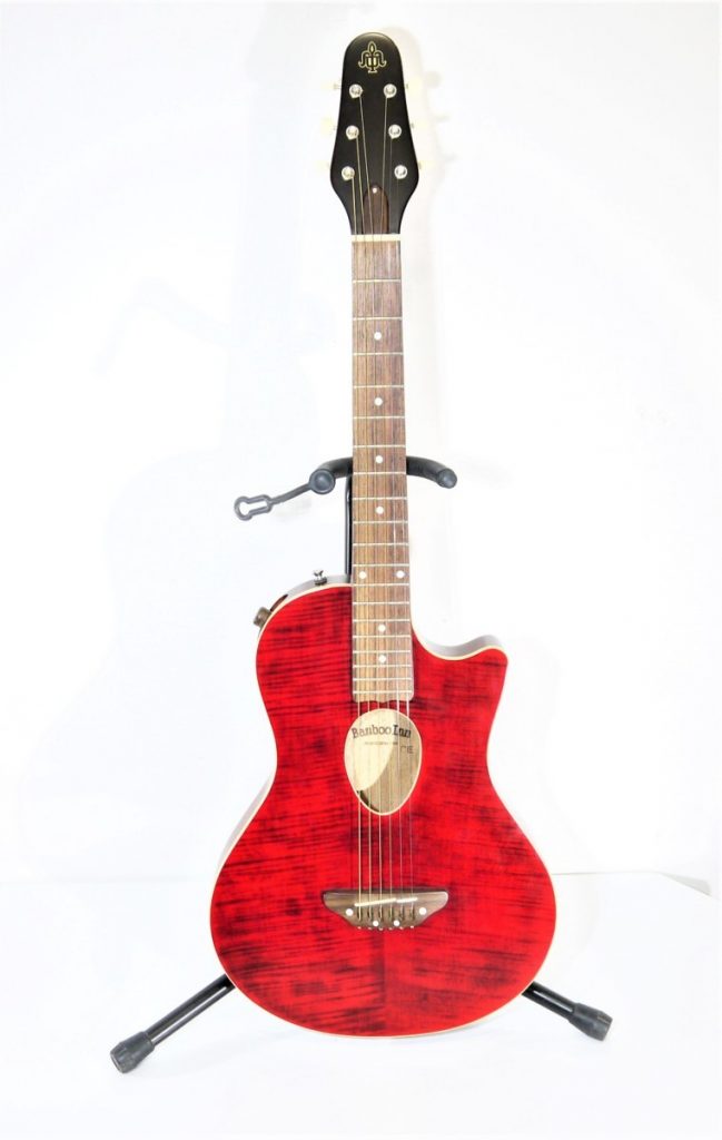BambooInn-CE See Thru RedPRODUCED by Char ESP エレアコ アコースティック　ケース付き