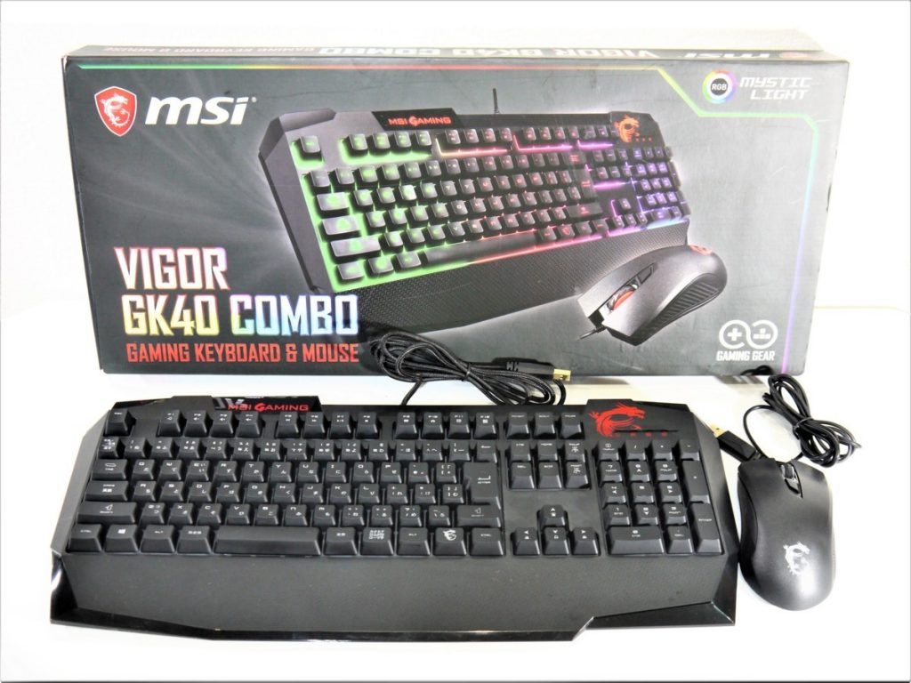 ゲーミングキーボード MSI VIGOR GK40 combo jp