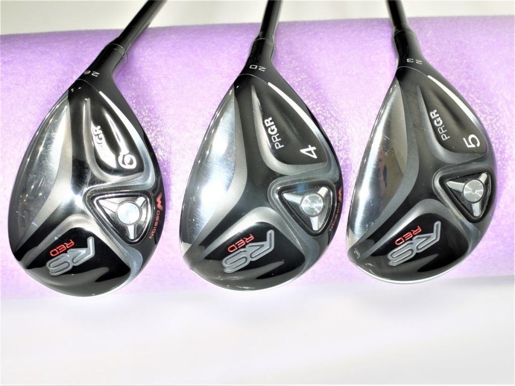 ⑧PRGR　プロギア　RS　RED　ユーティリティ　3本セット　4ut 5ut 6ut　シャフト　秩父　Chichibu・UT