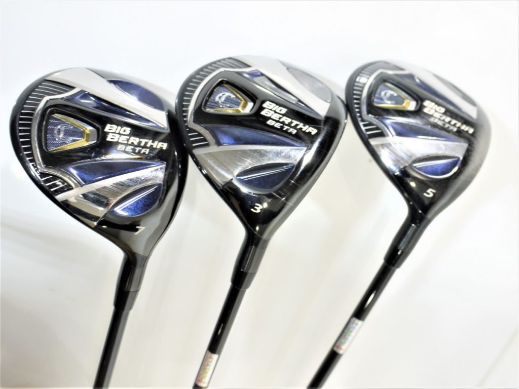 (1702)Callaway キャロウェイ BIG BERTHA BETA フェアウェイウッド ＃3＃5＃7 FW ビッグバーサ ベータ Limited Edition　Tour