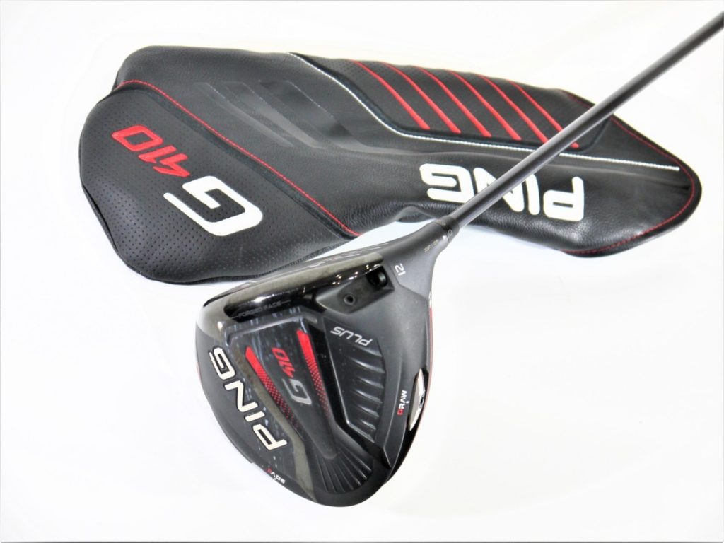 (A) G410 PLUS #12 ドライバー ALTA J CB RED D R カーボン 日本製 PING ピン プラス　カバー付き
