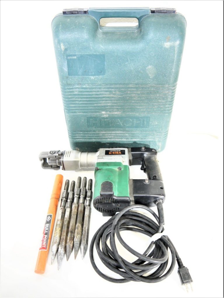 動作品 HITACHI/日立工機 電動ハンマ H41SA2 ハツリ機 ケース付き