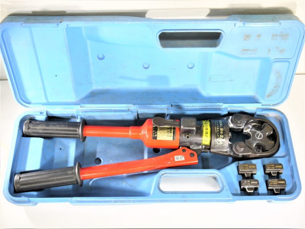 動作品 泉精器 イズミ 屋内配線用電線接続工具 9H-2 手動油圧式工具