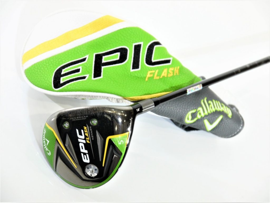 (F) EPIC FLASH STAR　Callaway 　5FW 18度　　Impact Boron REVE FLEX-SR Limited Edition　カバー付