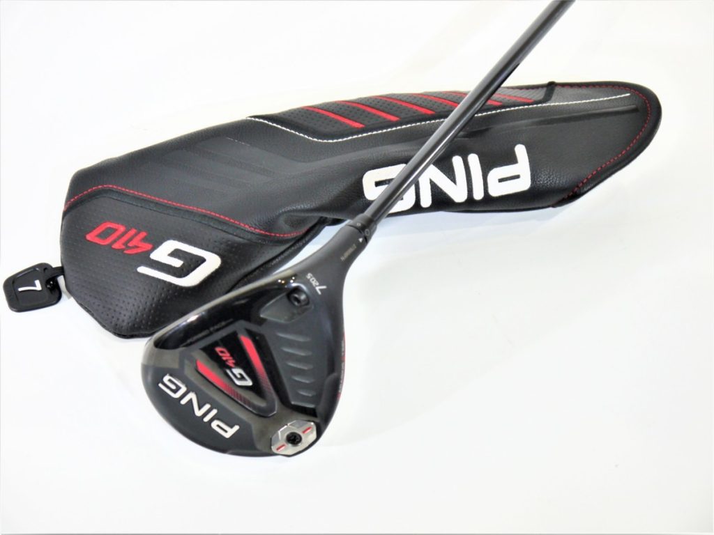 (C)G410 PLUS 20.5度 7FW フェアウェイウッド ALTA J CB RED D F SR 日本製 PING ピン カバー付き