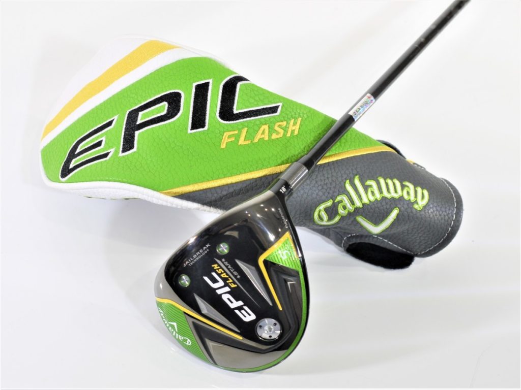 (E) EPIC FLASH STAR　Callaway 　5FW 18度　　Impact Boron REVE FLEX-SR Limited Edition　カバー付