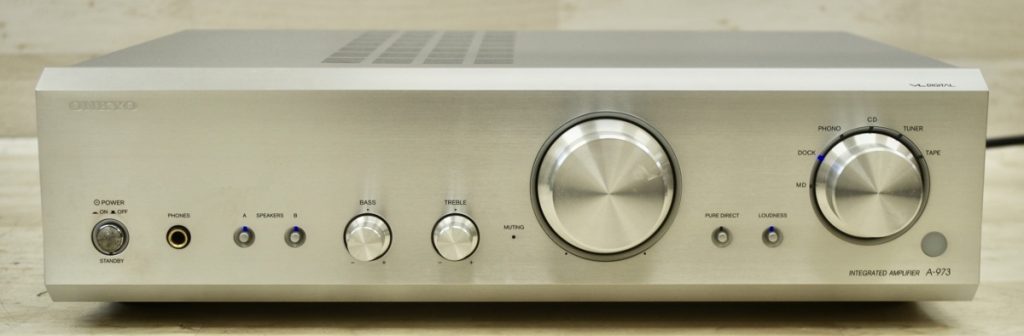 ONKYO INTEGRATED AMPLIFIER A-973 オンキョー　アンプ　動作確認済