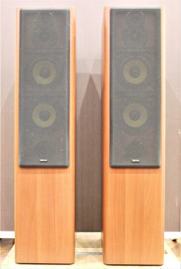 ⑪ DENON デノン SC-T555SA　スピーカー　ペア　トールボーイ型スピーカー 3way